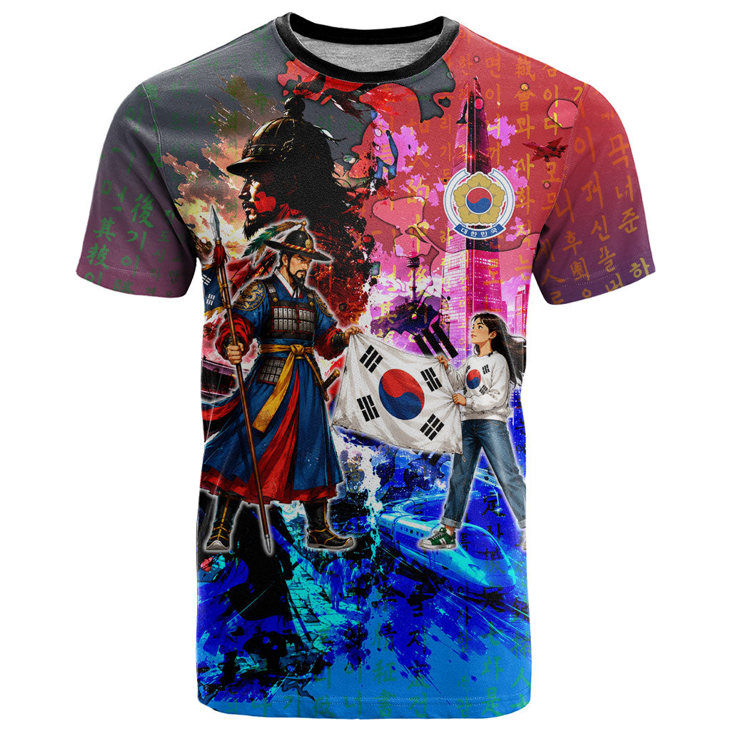 South Korea Flag Day T Shirt National Pride - Traditional Warrior - Modern History