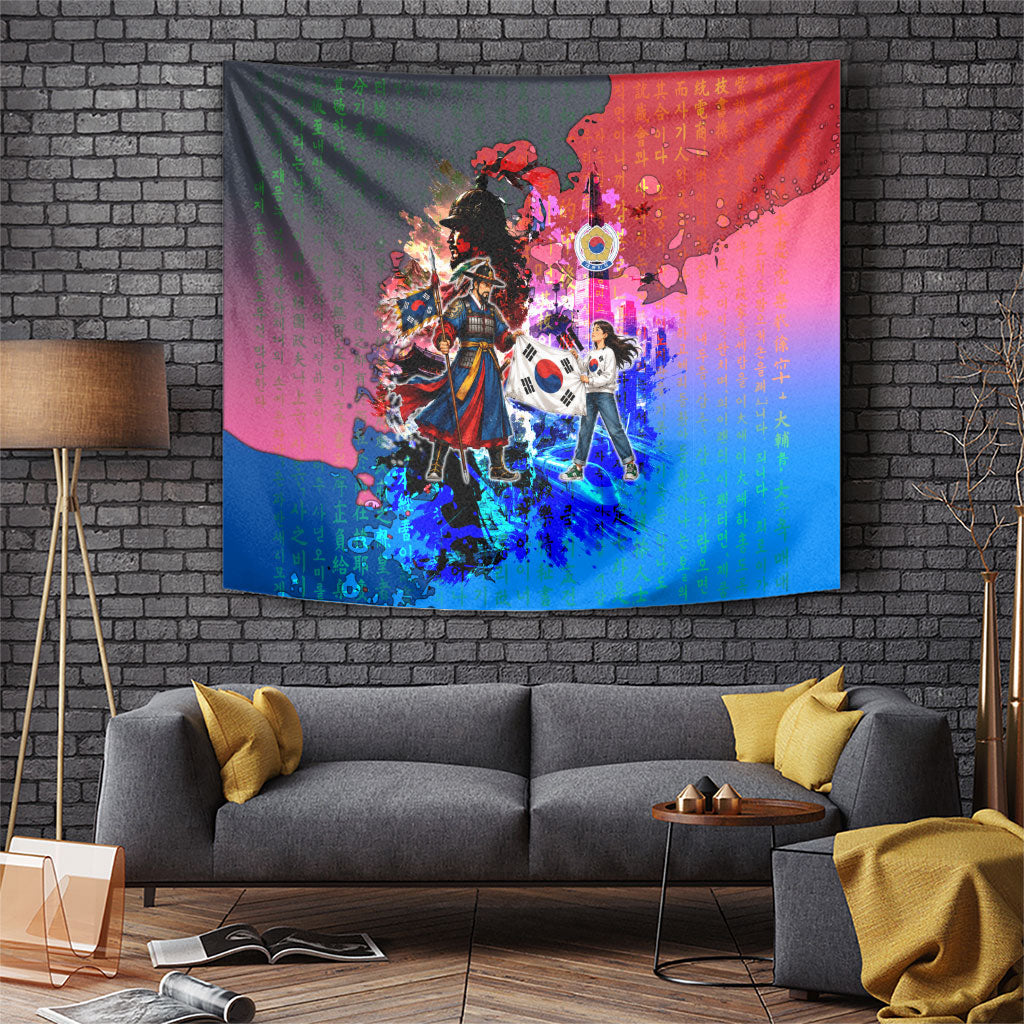 South Korea Flag Day Tapestry National Pride - Traditional Warrior - Modern History
