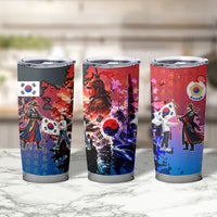 South Korea Flag Day Tumbler Cup National Pride - Traditional Warrior - Modern History