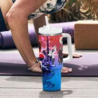 South Korea Flag Day Tumbler With Handle National Pride - Traditional Warrior - Modern History