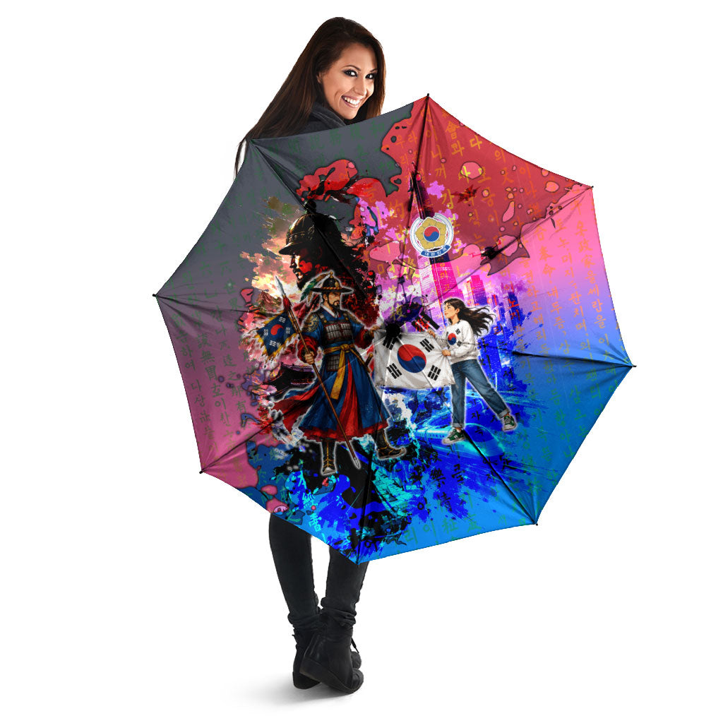 South Korea Flag Day Umbrella National Pride - Traditional Warrior - Modern History