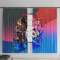South Korea Flag Day Window Curtain National Pride - Traditional Warrior - Modern History