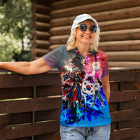 South Korea Flag Day Women Polo Shirt National Pride - Traditional Warrior - Modern History
