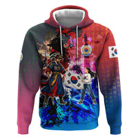 South Korea Flag Day Zip Hoodie National Pride - Traditional Warrior - Modern History