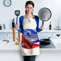 South Korea Flag Day Apron Patriotic Cultural Landmarks Map
