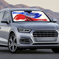 South Korea Flag Day Auto Sun Shade Patriotic Cultural Landmarks Map