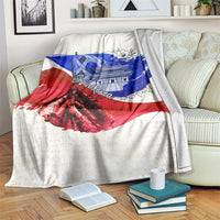 South Korea Flag Day Blanket Patriotic Cultural Landmarks Map