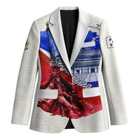 South Korea Flag Day Blazer Patriotic Cultural Landmarks Map