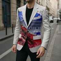 South Korea Flag Day Blazer Patriotic Cultural Landmarks Map