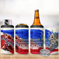 South Korea Flag Day 4 in 1 Can Cooler Tumbler Patriotic Cultural Landmarks Map