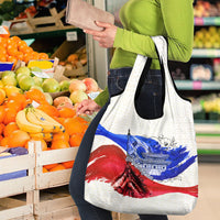 South Korea Flag Day Grocery Bag Patriotic Cultural Landmarks Map