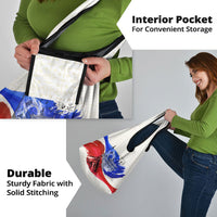 South Korea Flag Day Grocery Bag Patriotic Cultural Landmarks Map