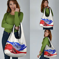 South Korea Flag Day Grocery Bag Patriotic Cultural Landmarks Map
