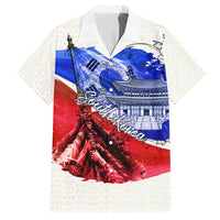 South Korea Flag Day Hawaiian Shirt Patriotic Cultural Landmarks Map
