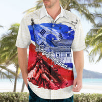 South Korea Flag Day Hawaiian Shirt Patriotic Cultural Landmarks Map