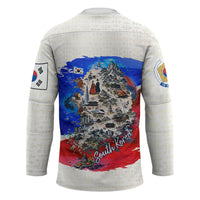 South Korea Flag Day Hockey Jersey Patriotic Cultural Landmarks Map