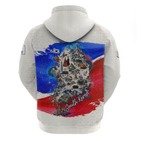 South Korea Flag Day Hoodie Patriotic Cultural Landmarks Map