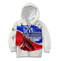 South Korea Flag Day Kid Hoodie Patriotic Cultural Landmarks Map