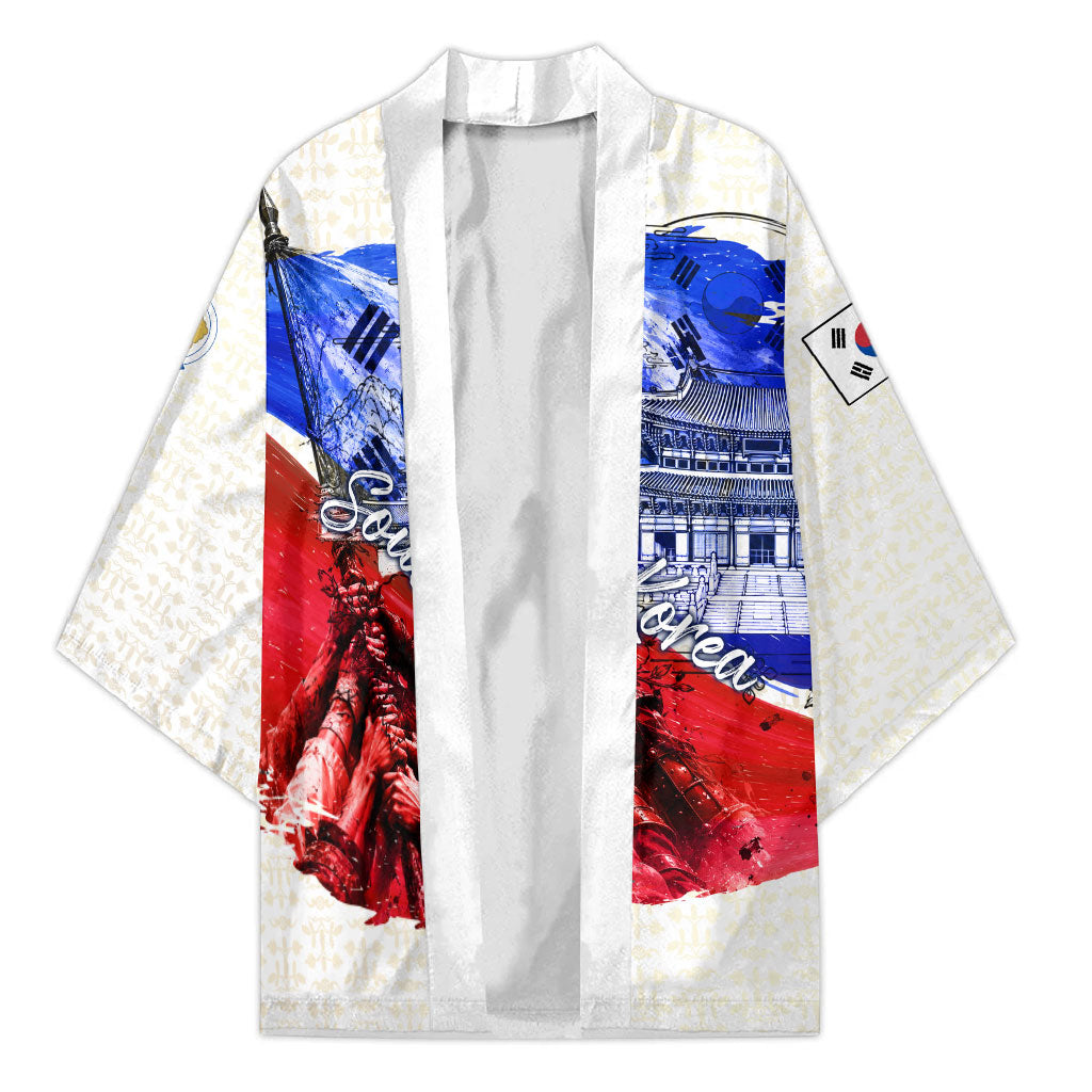 South Korea Flag Day Kimono Patriotic Cultural Landmarks Map