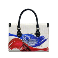 South Korea Flag Day Leather Bag Patriotic Cultural Landmarks Map