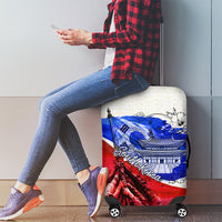 South Korea Flag Day Luggage Cover Patriotic Cultural Landmarks Map