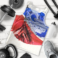 South Korea Flag Day Men Tank Top Patriotic Cultural Landmarks Map