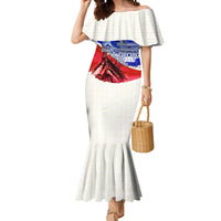 South Korea Flag Day Mermaid Dress Patriotic Cultural Landmarks Map