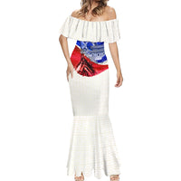 South Korea Flag Day Mermaid Dress Patriotic Cultural Landmarks Map