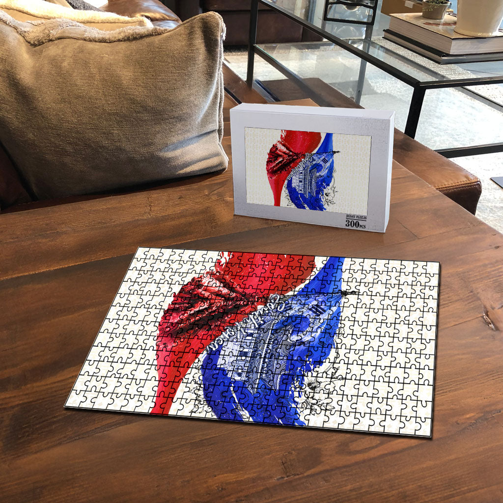 South Korea Flag Day Puzzle Patriotic Cultural Landmarks Map