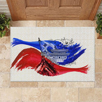 South Korea Flag Day Rubber Doormat Patriotic Cultural Landmarks Map