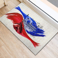 South Korea Flag Day Rubber Doormat Patriotic Cultural Landmarks Map