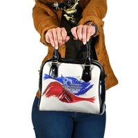 South Korea Flag Day Shoulder Handbag Patriotic Cultural Landmarks Map