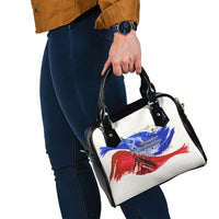 South Korea Flag Day Shoulder Handbag Patriotic Cultural Landmarks Map