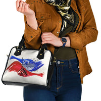 South Korea Flag Day Shoulder Handbag Patriotic Cultural Landmarks Map