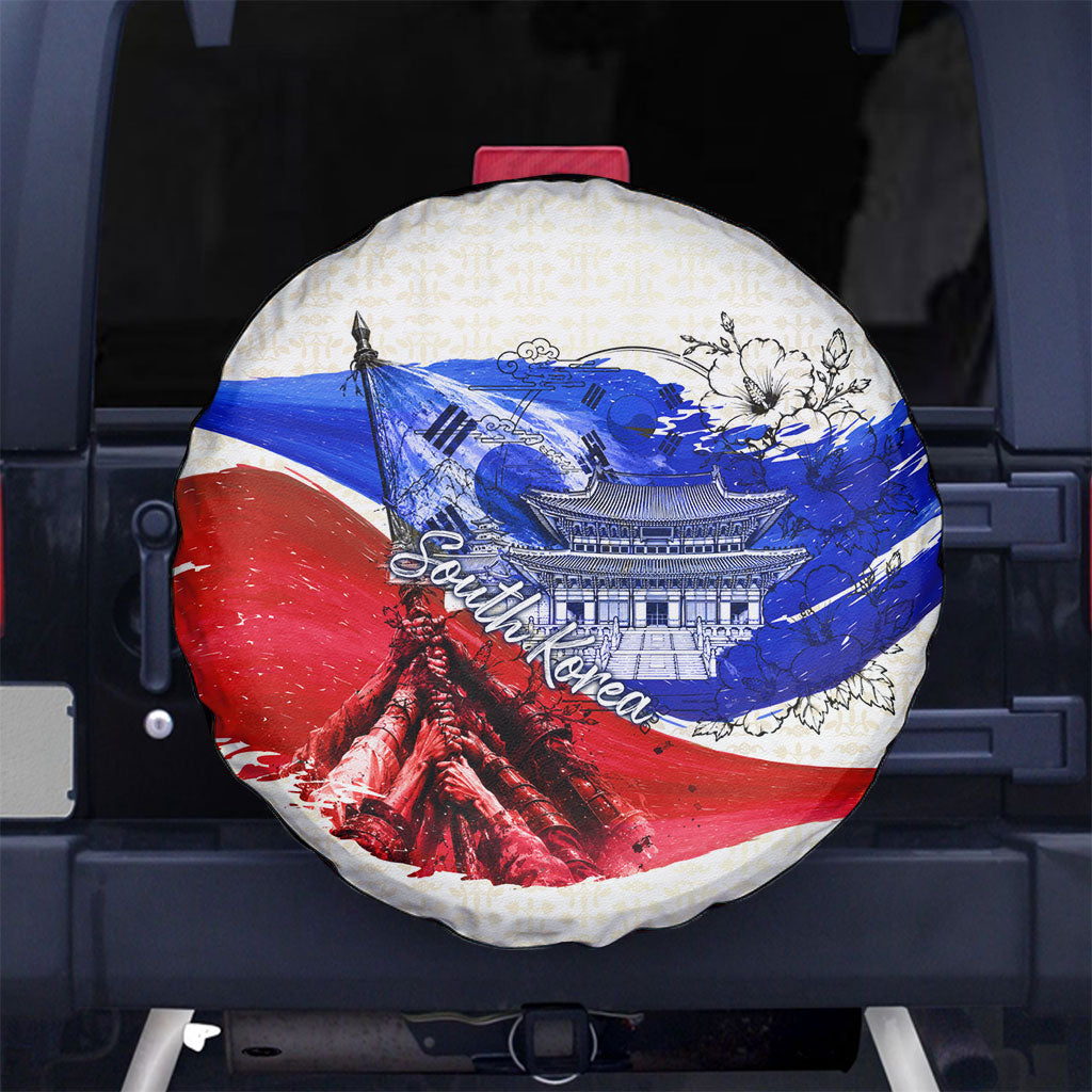 South Korea Flag Day Spare Tire Cover Patriotic Cultural Landmarks Map