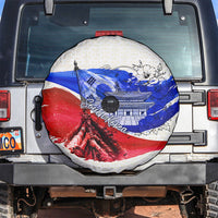 South Korea Flag Day Spare Tire Cover Patriotic Cultural Landmarks Map