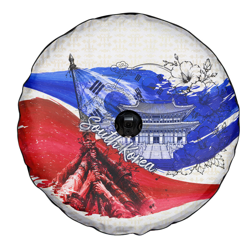 South Korea Flag Day Spare Tire Cover Patriotic Cultural Landmarks Map