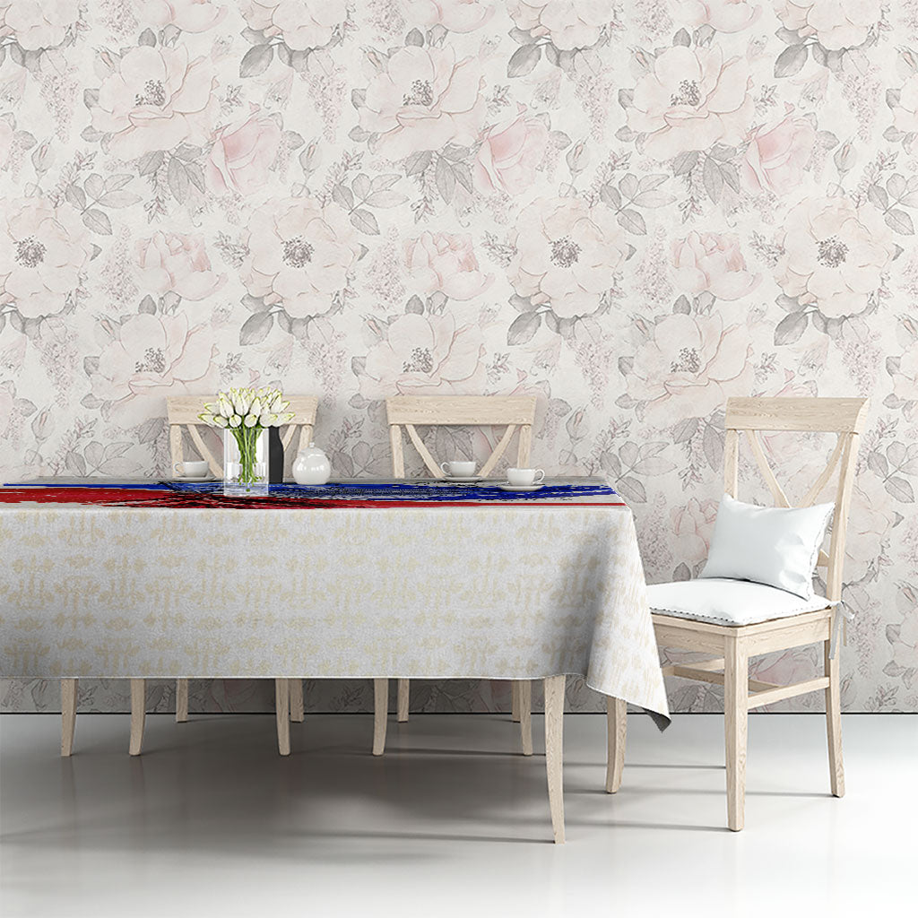 South Korea Flag Day Tablecloth Patriotic Cultural Landmarks Map