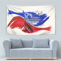 South Korea Flag Day Tapestry Patriotic Cultural Landmarks Map