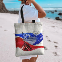 South Korea Flag Day Tote Bag Patriotic Cultural Landmarks Map