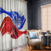 South Korea Flag Day Window Curtain Patriotic Cultural Landmarks Map
