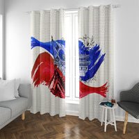 South Korea Flag Day Window Curtain Patriotic Cultural Landmarks Map