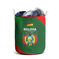 Bolivia Independence Day Laundry Basket Coat Of Arms Libre Y Soberana Heritage Art Broken Chains