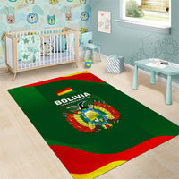 Bolivia Independence Day Area Rug Coat Of Arms Libre Y Soberana Heritage Art Broken Chains