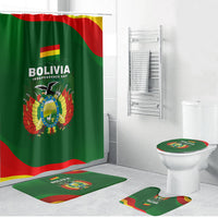 Bolivia Independence Day Bathroom Set Coat Of Arms Libre Y Soberana Heritage Art Broken Chains