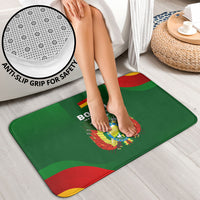 Bolivia Independence Day Bathroom Set Coat Of Arms Libre Y Soberana Heritage Art Broken Chains