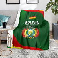 Bolivia Independence Day Blanket Coat Of Arms Libre Y Soberana Heritage Art Broken Chains