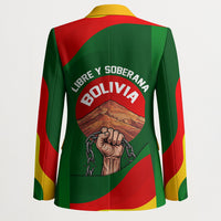 Bolivia Independence Day Blazer Coat Of Arms Libre Y Soberana Heritage Art Broken Chains