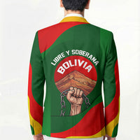 Bolivia Independence Day Blazer Coat Of Arms Libre Y Soberana Heritage Art Broken Chains