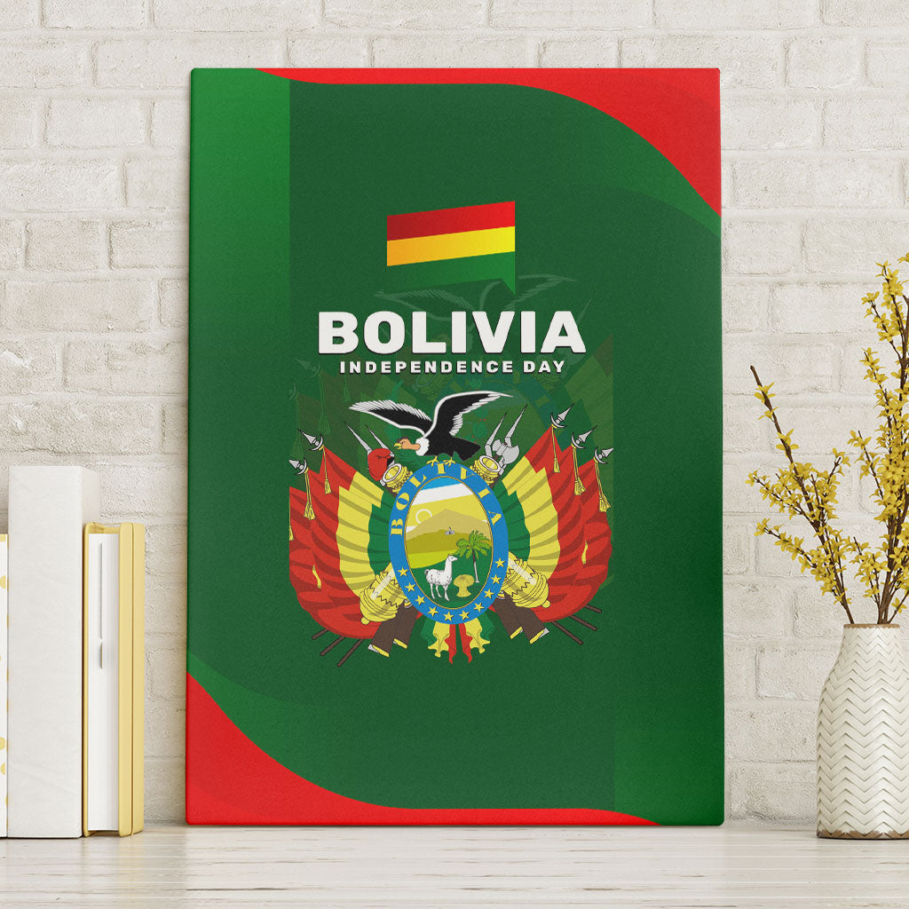 Bolivia Independence Day Canvas Wall Art Coat Of Arms Libre Y Soberana Heritage Art Broken Chains